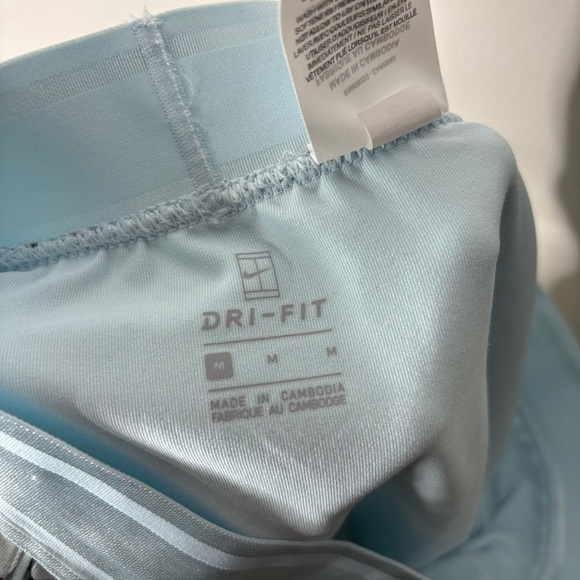 Nike Court Dri Fit Checkered Skirt Skort 2 in 1 Shorts Mini Active - Picture 5 of 6